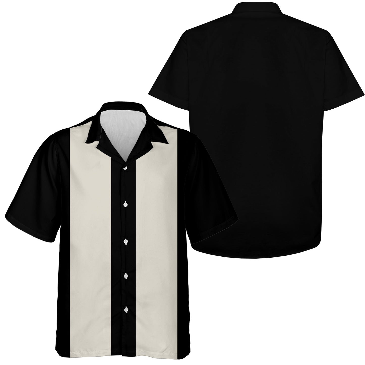 Herren Kurzarm-Button-Down Vintage-Bowling-Hemden, Bowling-Geschenkideen für Bowler IPHW3831