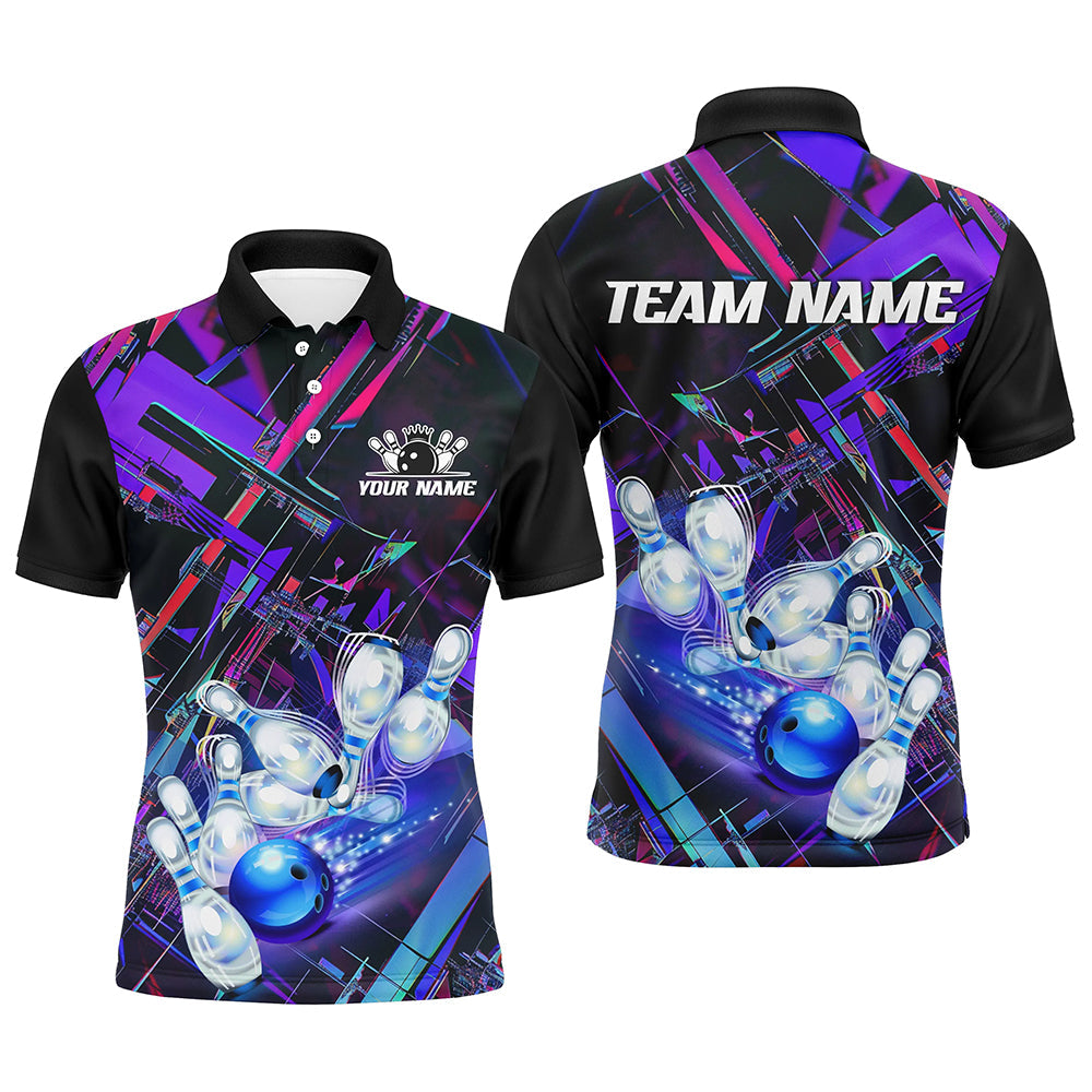 Individuelle bunte Bowlingliga-Hemden für Herren und Damen, Bowlingturnier-Teamtrikots IPHW6719